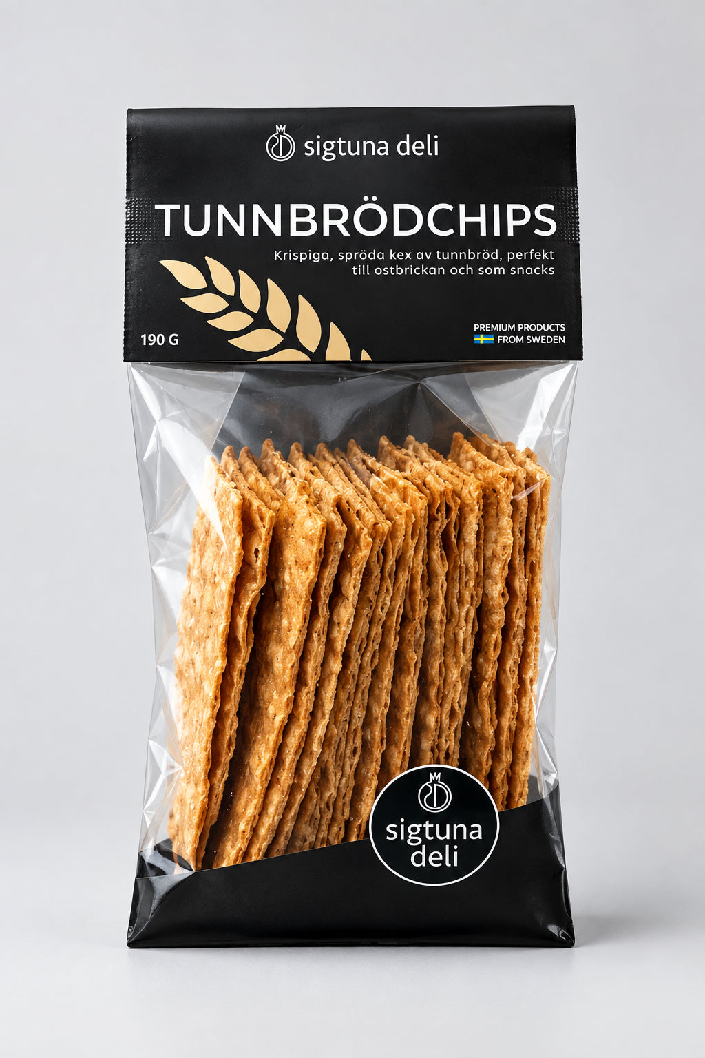 Svenske Sigtuna Deli Tunnbrödchips