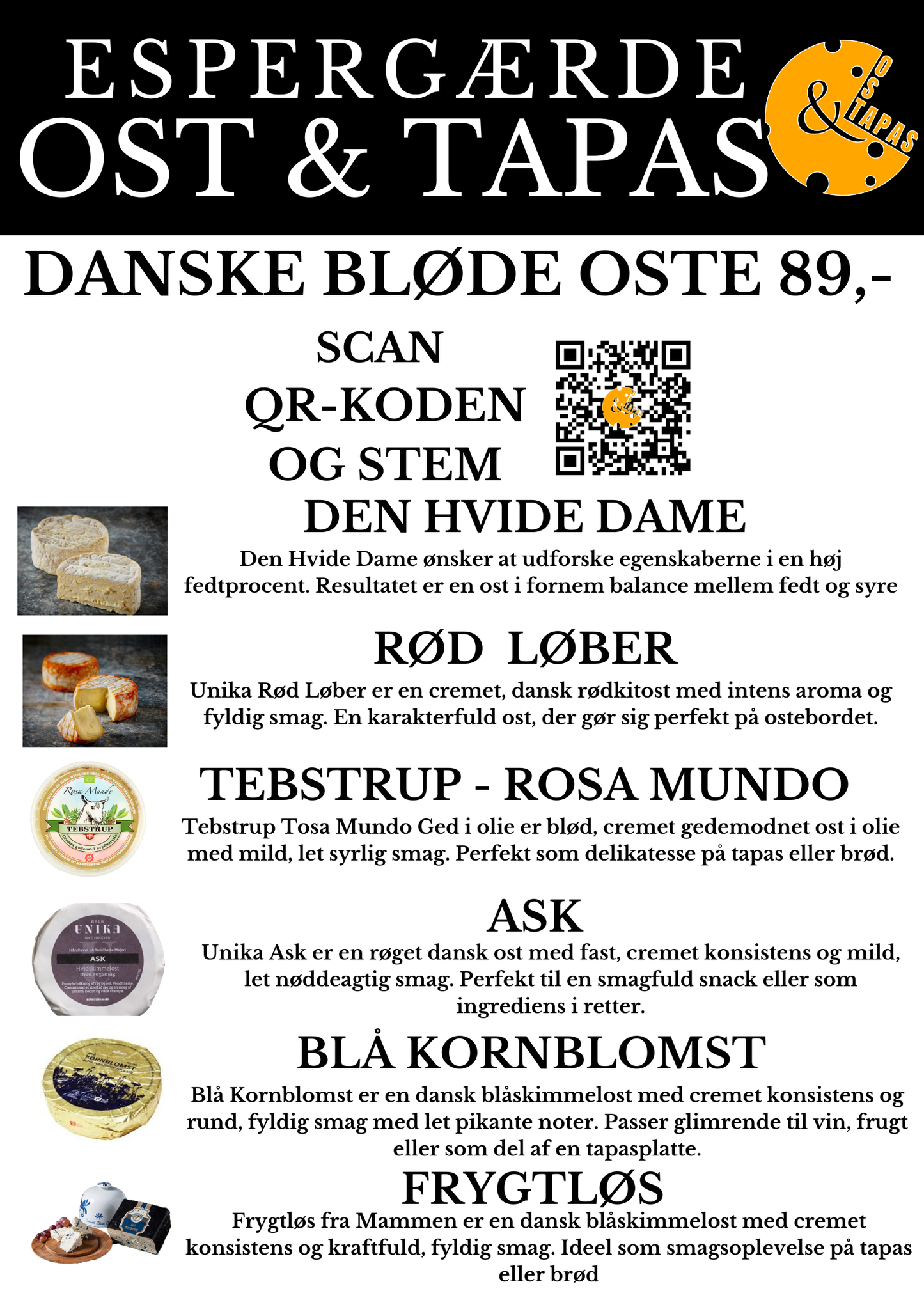 Danske bløde oste