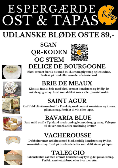 Udenlandske bløde ost