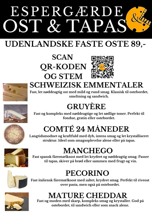 Udenlandske faste oste