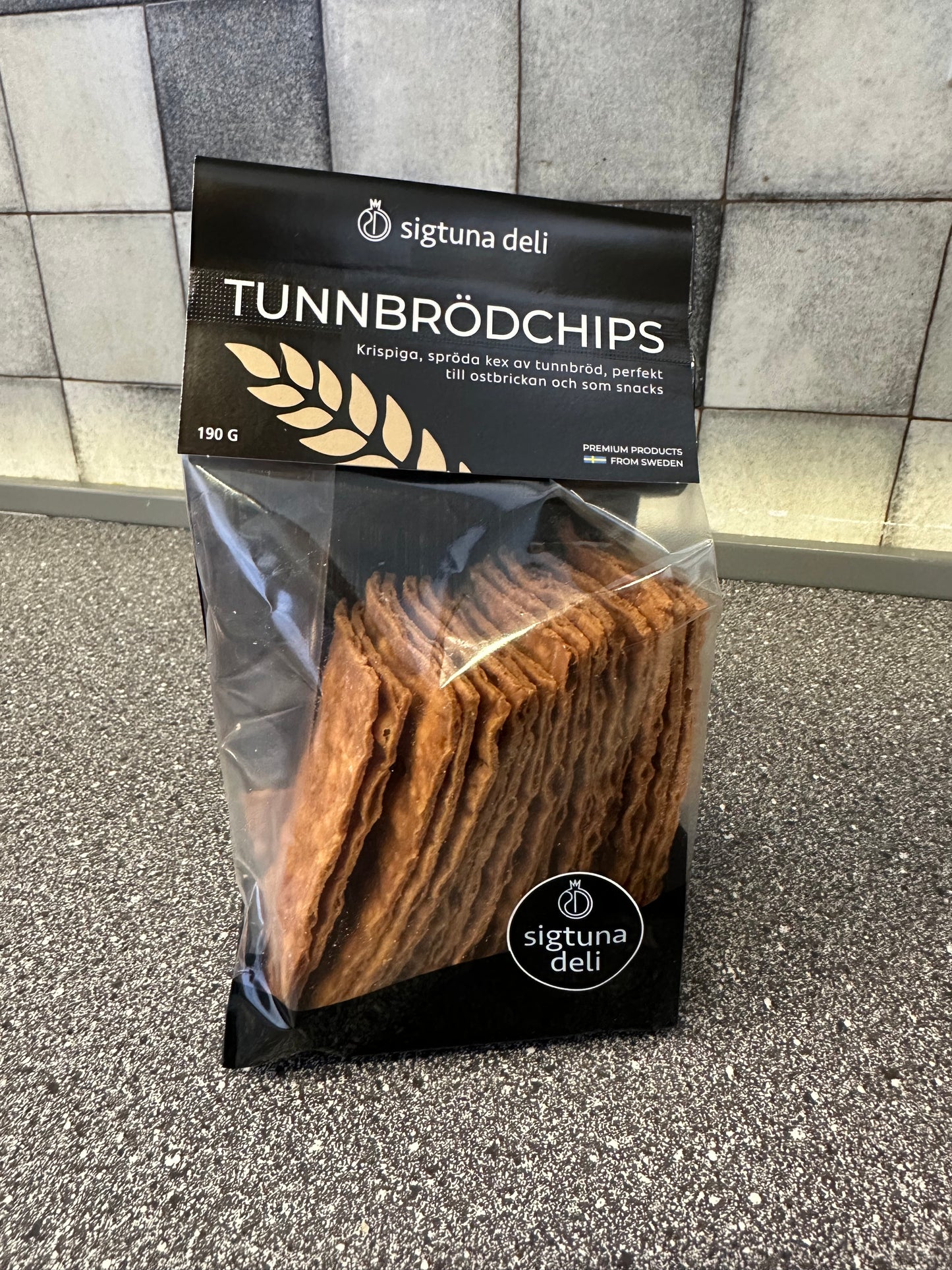 Svenske Sigtuna Deli Tunnbrödchips