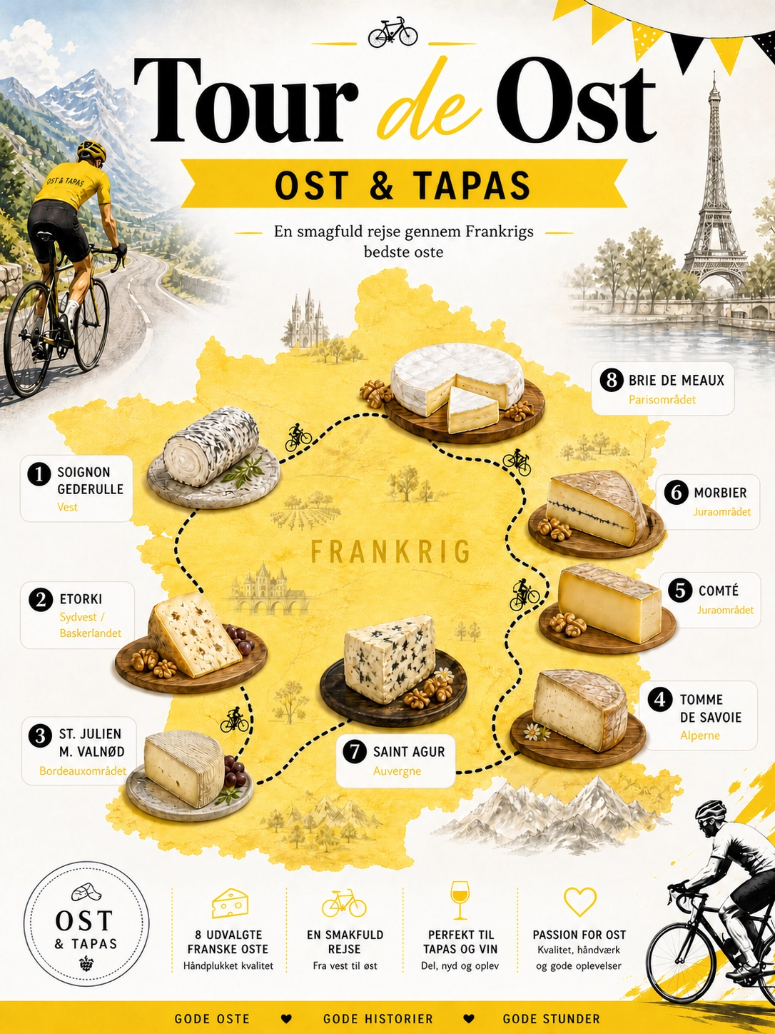 Tour de Ostebord 🚴